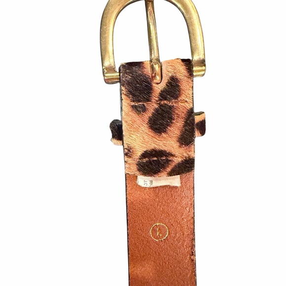 J. Crew Animal Cheetah Hair & Leather Belt - Picture 11 of 11